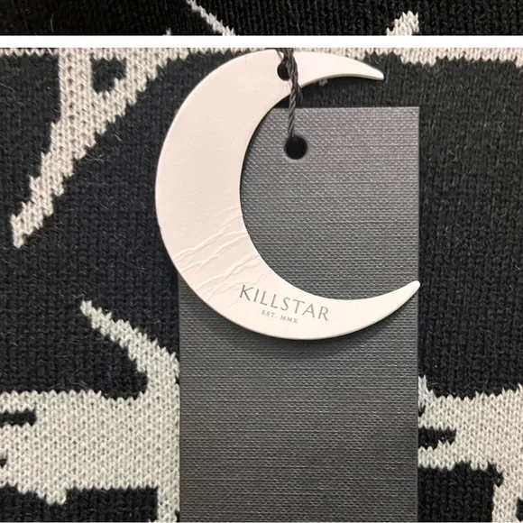 Gave Kaden Xmas -  L BARB WIRE punk crew unisex sweater NEW NWT mens goth inked - Picture 6 of 9